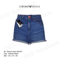 ราคา Emporio Armani กางเกงยีนส์ผู้หญิงขาสั้น รุ่น Women's Shorts Slim Fit Code: 3G2J32 2D4JZ (15046878373)