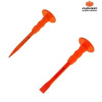 ราคา PUMPKIN สกัด เหล็กสกัด ด้ามยาง 10 นิ้ว แหลม 28302 / แบน 28301 - สกัดปากแหลม สกัดปากแบน หุ้มยาง พัมคิน ถูกสุด delete (23472890324)