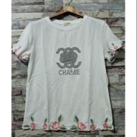 ราคา เสื้อผู้ใหญ่ อก40-42 งานปัก รีดเพชร ผ้าเด้งคอตตอน (2328126392)