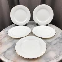 ราคา จานขนมสีขาวขอบทอง แบรนด์ Sonia Rykiel เนื้อ พอร์ซเลน ขนาด 6.5” ราคา 90฿/1ใบ #เซรามิคมือสองญี่ปุ่น (6240731819)