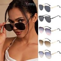 ราคา ร้านค้าไทยแว่นกันแดดแฟชั่นโลหะuv400ป้องกันรังสียูวีป้องกันแสงแดดสไตล์เกาหลีวินเทจสําหรับผู้หญิงและผู้ชายคุณภาพสูง (24837453532)