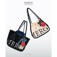 ราคา พร้อมส่ง ‼️ (สีดำ) กระเป๋า MERGE สุดฮิต กับไซส์ใหม่ 'A DAY BAG MEDIUM' (24690957714)