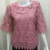 ราคา เสื้อลูกไม้อิตาลี่ อก 38/40/42/44/46 แขน 5 ส่วน งานหรูปกเฉียงมลพร้อมเข็มกลัดไฮโซสุดๆ (1075041620)