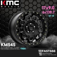 ราคา ยางพร้อม ล้อKMC 17นิ้ว รุ่น KM545 สีSatin Black 6รู139.7 ยางKO2 ยางAT ยางRT ถ่วงฟรี ล้อแท้ (19580291320)