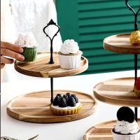 ราคา ชั้นวางขนม Dessert Stand ชั้นวางคัพเค้กไม้ 2/3ชั้น ชั้นวางคัพเค้กวินเทจ (41153207308)