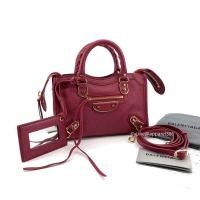 ราคา NewBalenciaga Nano city metallic edge 2021 (13431211493)