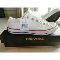 ราคา converse all ster OX white มือ1 รุ่นชมพู่ (1724370565)