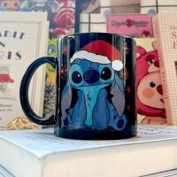 ราคา American Star Treasure Stitch Stitch Christmas ถ้วยน้ําเซรามิกแก้วถ้วยกาแฟของขวัญสินค้า (52902375883)
