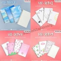 ราคา สมุดริมลวด A5 ลายการ์ตูน มีเส้น สมุดโน๊ตสันห่วง A5 60 แผ่น กระดาษถนอมสายตา (5852306168)