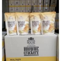 ราคา บราวนี่กรอบรส ไวท์ช็อคโกแลต brownie cracker brownie house 45g (40957572014)