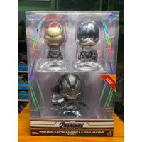 ราคา Hot Toys Cosbaby Iron Man+Captain America+War Machine Team Suit (17498382257)