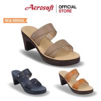 ราคา Aerosoft (แอโร่ซอฟ) รองเท้าส้นสูงผู้หญิงแบบสวมเพื่อสุขภาพ รุ่น SW0334 (49552267624)