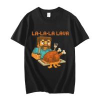 ราคา ฤดูร้อน La-La-La Lava ไก่ Jockey ตลก Meme T เสื้อคุณภาพสูงแฟชั่นขนาดใหญ่ Tee Men Casual แขนสั้น Top (41758779317)