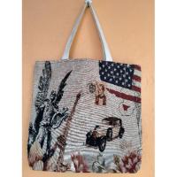 ราคา กระเป๋าผ้าใบใหญ่ ขนาด 16*18 นิ้ว มีซิป มีซับใน (7934964606)