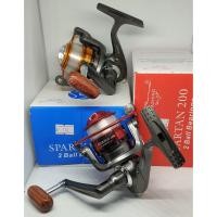 ราคา รอกสปินนิ่ง ashino รุ่น spartan 200 ลูกปืน2bb สปูนโลหะพร้อมสานเอ็น มือหมุนลายไม้/รอกสปิน/ spartan (5048829030)