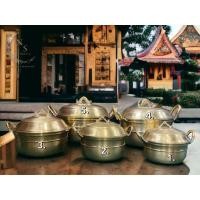 ราคา [ถ่ายจากสินค้าจริง] หม้อทองเหลืองแท้มีหูแบบโบราณ (18493943531)