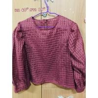 ราคา เสื้อลางตารางแขนพองพอง (4772519544)