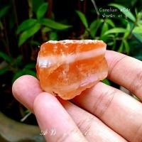 ราคา คาร์เนเลี่ยน - Carnelian #CA1 หินสีส้ม ควอตซ์ พลอยดิบ หินมงคล - AD gemstone (10645995828)