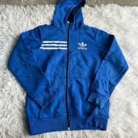 ราคา เสื้อแจ๊คเก็ต adidas สีฟ้าเข้ม ป้าย14 ปี ของแท้100% (28330513067)