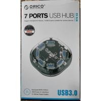 ราคา ORICO Transparent 7 Port USB3.0 HUB With Dual Power Supply Interface Portable High Speed 5Gbps USB Splitter for MacBook (16765498931)