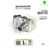 ราคา Canon Powershot A630 8MP Digital Compact Camera กล้องดิจิตอล คลาสสิค 4X Zoom Lens 2.5” LCD Vari Used มือสองคุณภาพประกัน (24214938632)