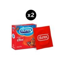 ราคา Durex ดูเร็กซ์ ถุงยางอนามัย เลิฟ 3 ชิ้น:1 กล่อง x2 (21207778673)