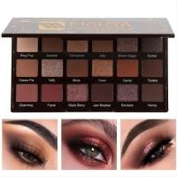ราคา อายแชโดว์ 18 สี อายแชโดว์พร้อม Mirror Pearlescent Matte High Gloss Earth Color Eyeshadow Palette (53800265173)