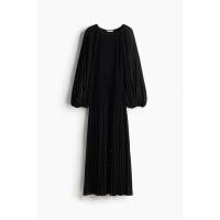 ราคา H&M(เอชแอนด์เอ็ม) เดรสพลีทยาว Women Long plissé dress 1305574_1 (43172168358)