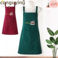 ราคา คําแนะนํา ผ้ากันเปื้อนครัว, Simple Stripe แขนกุดผู้หญิงโดยรวมผ้ากันเปื้อน, แฟชั่นนาฬิกาทําอาหาร Anti oil Cotton Coffee House ผ้ากันเปื้อน (41961088855)