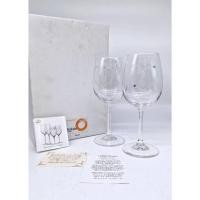 ราคา เซ็ตแก้วไวน์คริสตัล 2 ใบ L'Amour Heart ใบใหญ่ Stolzle Lausitz Germany ประดับด้วยคริสตัล Swalovski (42327337749)