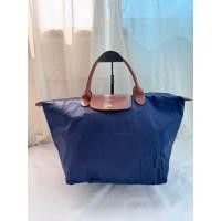 ราคา LONGCHAMP แท้มือสอง รุ่น Original size M หูสั้น สี Navy (กรม) (25387269196)