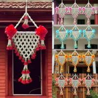 ราคา ประกอบสำเร็จเครื่องแขวนตาข่ายหน้าช้าง เครื่องแขวนไทย ไซส์แขวนหน้าต่าง/ระเบียง (20191549971)