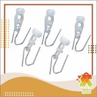 ราคา NAS ผ้าม่านตะขอลวด + ราวแขวนผ้าม่าน / ลวดผ้าม่าน / ตะขอแขวนผ้าม่าน [เนื้อหา 8 ชิ้น] (40872673716)