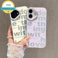 ราคา เคสโทรศัพท์ลายตัวอักษรเรียบง่ายสำหรับ iPhone 11-16 x xr xsmax 7 8plus Samsung A22 A54 -A06 RLDP2332 CYK2333 (51352087015)