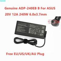ราคา ของแท้ ADP-240EB B A20-240P1A 20V 12A 240W 6.0x3.7 มม.อะแดปเตอร์ AC สําหรับ ASUS ROG แล็ปท็อปแหล่งจ่ายไฟ Charger (29784296201)