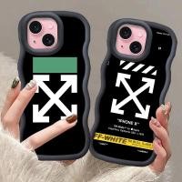 ราคา MERAH A-27 OFF White Casing สําหรับ iPhone 6 15 6S Plus Pro Max เคสสีดําสีแดงสีชมพู (46851312469)