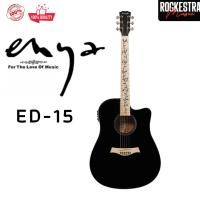ราคา Enya ED-15 E กีตาร์โปร่งไฟฟ้า กีตาร์โปร่งคอลายไม้เลื้อย แถมฟรีกระเป๋า ประกันศูนย์ 1 ปี (29141578823)