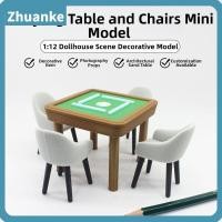 ราคา ZHUANKE เก้าอี้เฟอร์นิเจอร์ตุ๊กตา, หลากสี เด็กเล่นของเล่นจีนไพ่นกกระจอกชุดโต๊ะกระเป๋า, 1:12 PP/PLA ตุ๊กตามินิเฟอร์นิเจอร์รุ่นเด็กเครื่องประดับตุ๊กตา (52250034068)