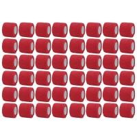 ราคา 6/12/24/48Pcs red Sport Self Adhesive Elastic Bandage Wrap Tape For Knee Support Pads Finger Ankle Palm Shoulder (42068664312)
