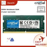 ราคา Crucial ddr4 โน๊ตบุ๊ค Ram 4gb 8gb 16gb 3200mhz 2666mhz 2400mhz 2133mhz Notebook RAM หน่วยความจําแล็ปท็อป (27400056340)