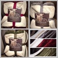 ราคา ผ้าห่มขนแกะพรีเมี่ยมUltimate Sherpa Throw (383799288)