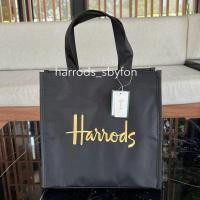 ราคา Harrods ( Pre-Order 2Week ) Size S ผ้า Polyester Logo Shopper Bag ของแท้ 100% จากอังกฤษ (10266631420)