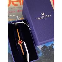 ราคา SWAROVSKI Oxygen Bangle, Red Rose-gold Medium สี rg #5482675 (23385268872)