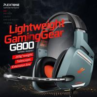 ราคา PLEXTONE G800 Gaming Headset Headphones Over-Ear Lightweight headsets with mic for PS4, PC, Mobile Phone Headset Gamer (26387994488)