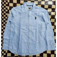 ราคา KEMEJA WHO เสื้อปักหมีขั้วโลกลายทางสีน้ําเงิน (43602474414)