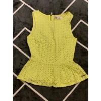 ราคา เสื้อแขนกุด ลูกไม้สีเหลือง cc-oo พร้อมส่ง มือสอง (20353097765)