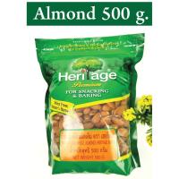 ราคา อัลมอนด์ดิบเม็ดเต็ม แบรนด์ Heritage Almond น้ำหนัก 500 g. สินค้าใหม่ (6037974842)