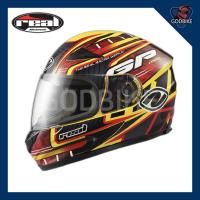 ราคา **ราคาถูกสุดใน Shopee** หมวกกันน็อค Real Hornet Corsa เหลือง-แดง ไซส์ L (18952667662)