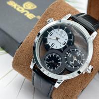 ราคา (NEW) skone นาฬิกาข้อมือ กันน้ำได้ สายหนังอย่างดี หน้kปัดหรูหราดีไซน์ซับซ้อน ทันสมัย พร้อมกล่อง (24728425199)