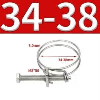 ราคา เข็มขัดรัดลวดสายยาง เข็มขัดรัดท่อแบบเส้นลวด 2 เส้น (กิ๊บล็อค/กิ๊บรัดท่อ/เข็มขัดลวด/เหล็กรัดท่อแบบลวด) (42252230009)